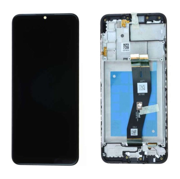 Samsung Galaxy A02s (A025) Display Black - with Frame GH81-20181A