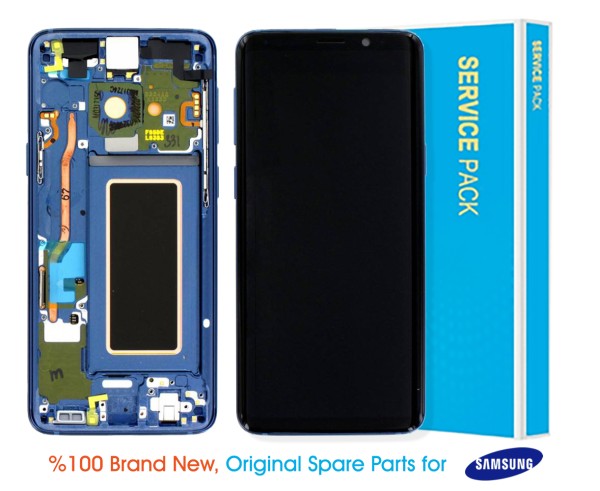 Samsung Galaxy S9 G960 Display Coral Blue - GH97-21696D