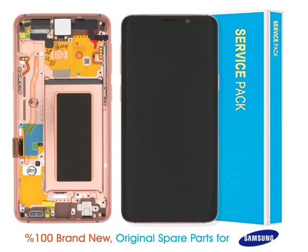 Samsung Galaxy S9 G960 Display Sunrise Gold - GH97-21696E