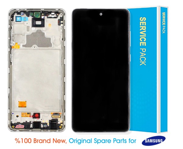 Samsung Galaxy A725F A72 Display Weiß GH82-25460D