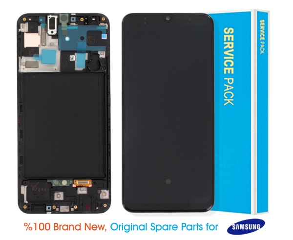 Samsung Galaxy A50 A505 Display Black - GH82-19204A