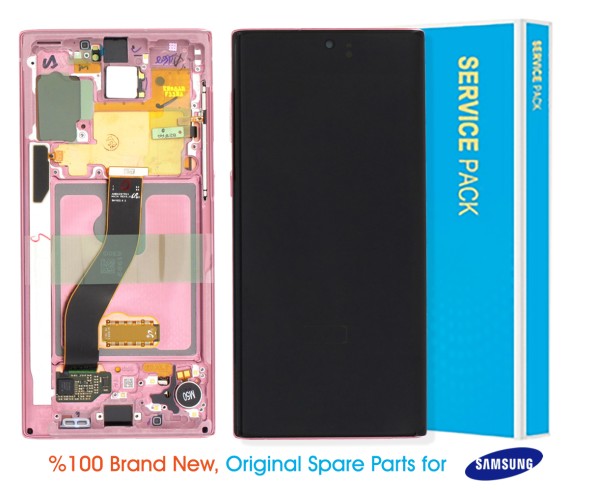 Samsung Galaxy Note 10 N970 Display Aura Pink- GH82-20818F