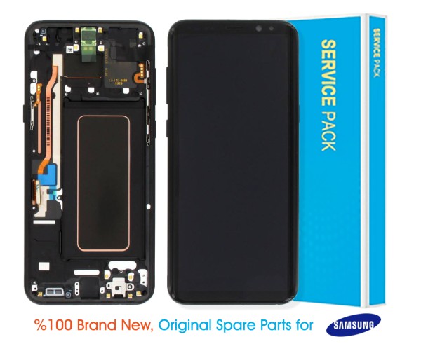 Samsung Galaxy S8 Plus G955 Display Black - GH97-20470A