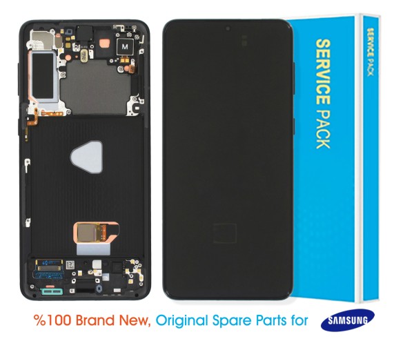 Samsung Galaxy S21 Plus 5G Display Phantom Black - GH82-24744A