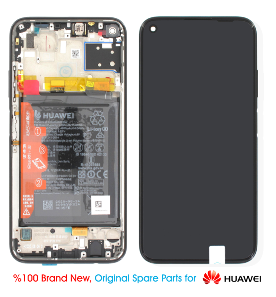 Huawei P40 Lite Display Black - 02353KFU