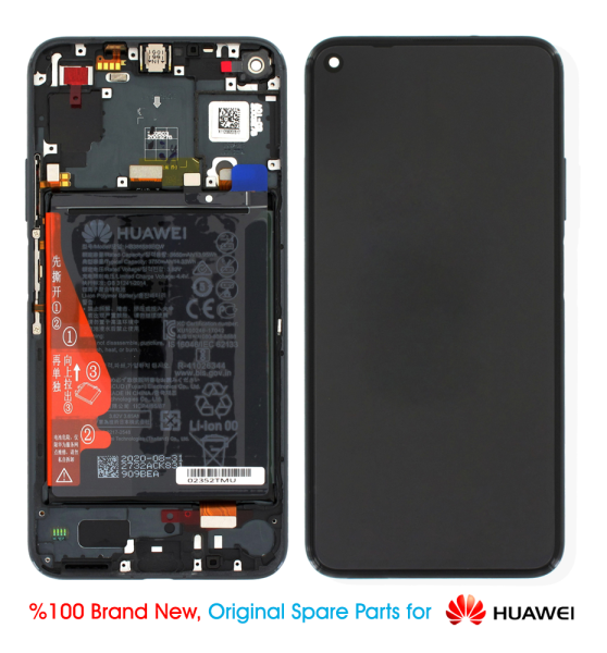 Huawei Honor 20 / Nova 5T (2019) Display Black - 02352TMU