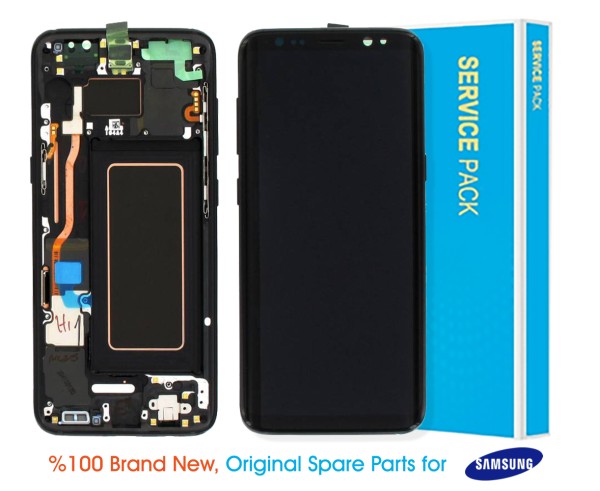 Samsung Galaxy S8 G950 Display Black - GH97-20457A