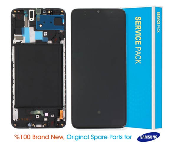 Samsung Galaxy A70 A705 Display Black - GH82-19747A