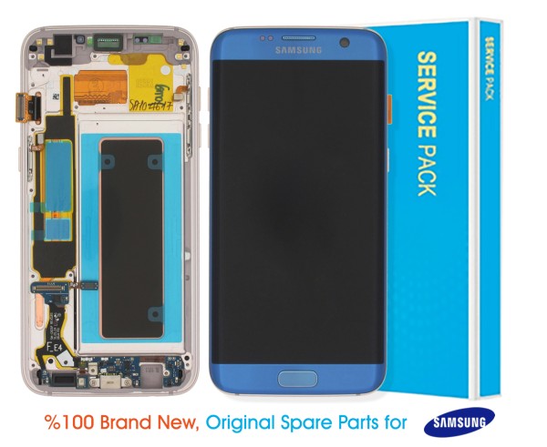 Samsung Galaxy S7 Edge G935 Display Blue - GH97-18533G