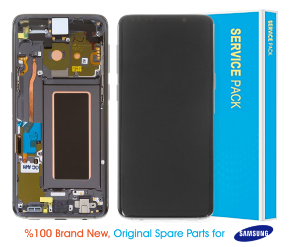 Samsung Galaxy S9 G960 Display Titanium Grey - GH97-21696C