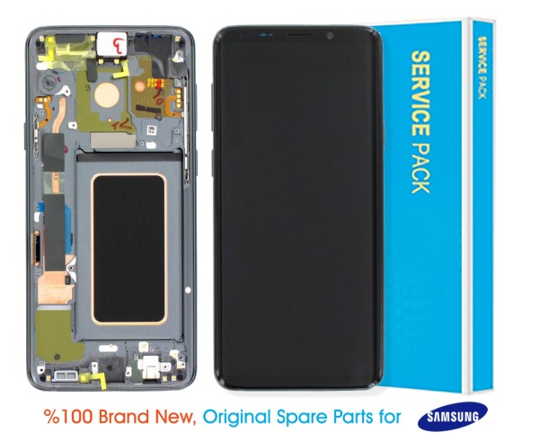 Samsung Galaxy S9 Plus G965 Display Titanium Grey - GH97-21691C