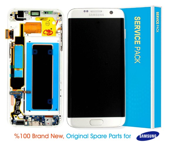 Samsung Galaxy S7 Edge G935 Display Silver - GH97-18533B