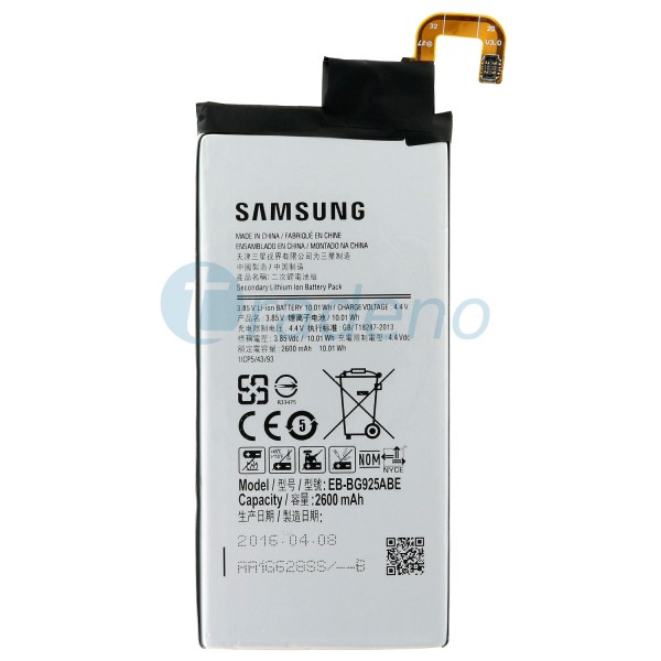 Samsung SM-G925F Galaxy S6 Edge - Akku Batterie EB-BG925ABE 2600mAh