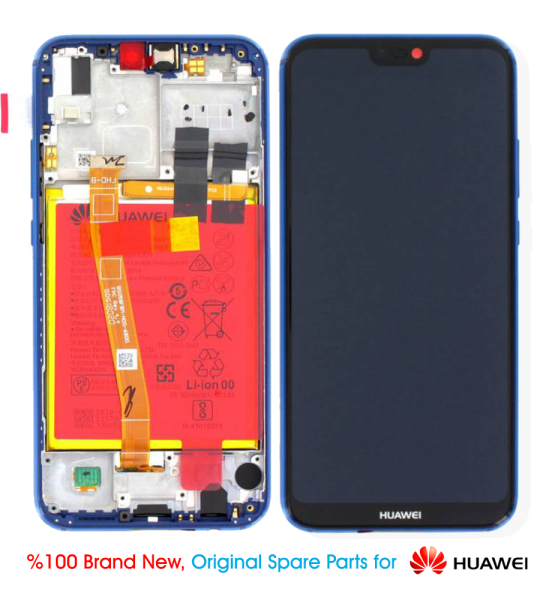 Huawei P20 Lite Display blue 02351XUA