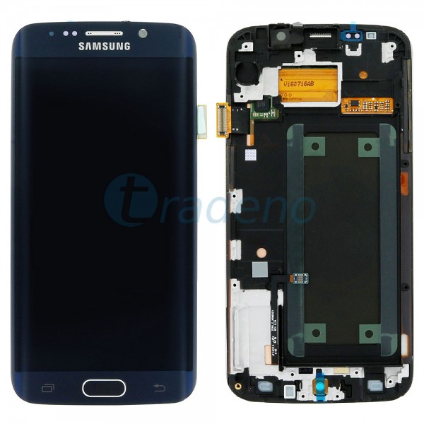Samsung SM-G925F Galaxy S6 Edge - Display Einheit Schwarz - LCD + Touchscreen