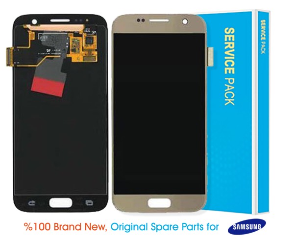 Samsung Galaxy S7 G930 Display Gold - GH97-18523C